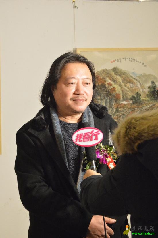 中国国家画院副院长、中国致公画院院长纪连彬接受采访